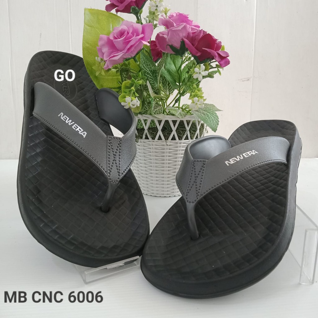 gof NEW ERA MB CNC 6006 Sandal Jepit Bahan Karet Pria Wanita 40-44