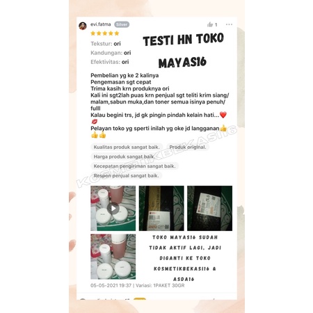 cream hn original testimoni hn original