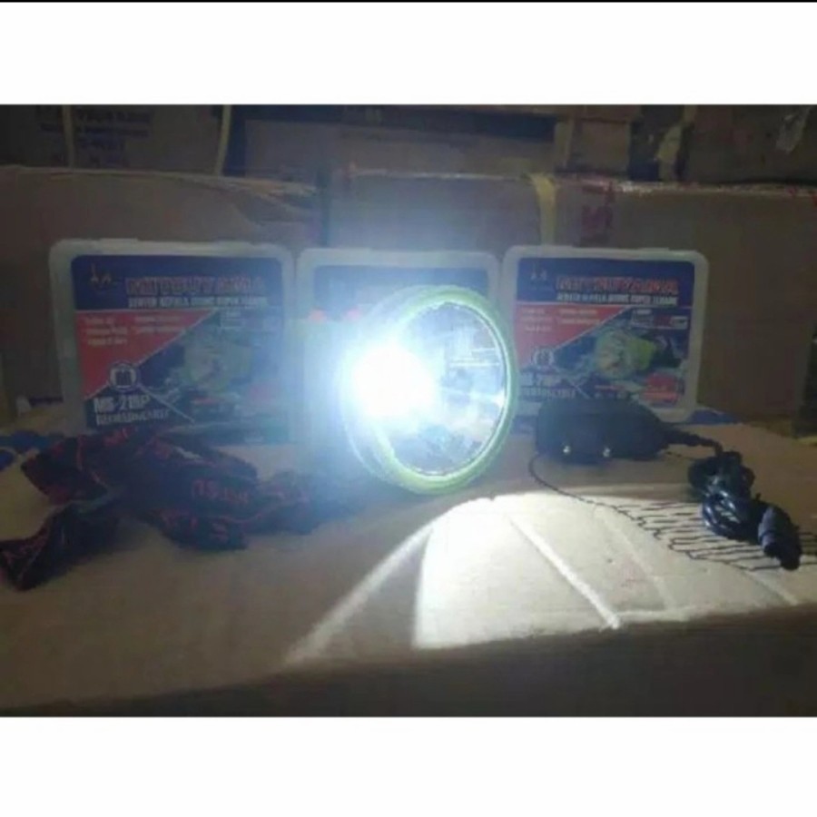 senter kepala mitsuyama ms216p waterproof 80watt super terang selam