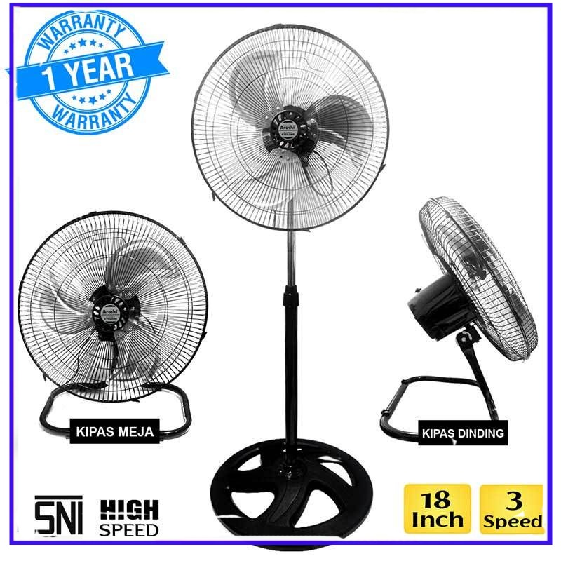 Kipas Angin 3 Fungsi 18 inchi 3 in 1 Arashi Cyclone AR 118 SDW