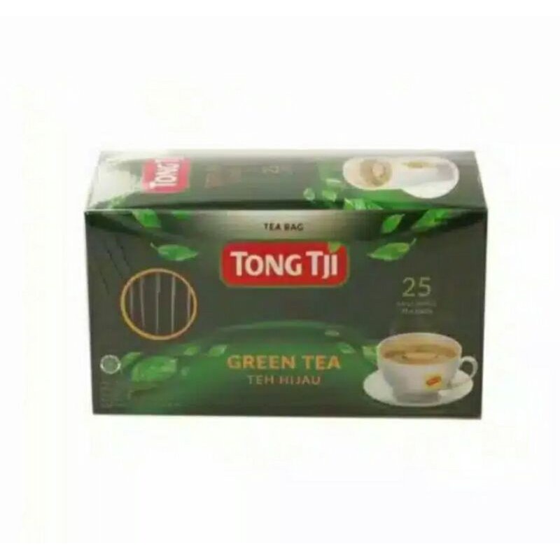 

Tong tji green tea bag isi 25 (teh hijau isi25pc)
