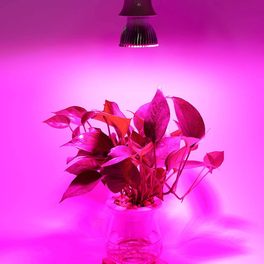 LED Grow Light Bulb Full Spectrum 28 LED with UV - for Indoor Plants