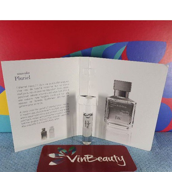 Vial Parfum OriginaL Maison Francis Kurkdjian Paris Masculin Pluriel EDT 2 ml Murah