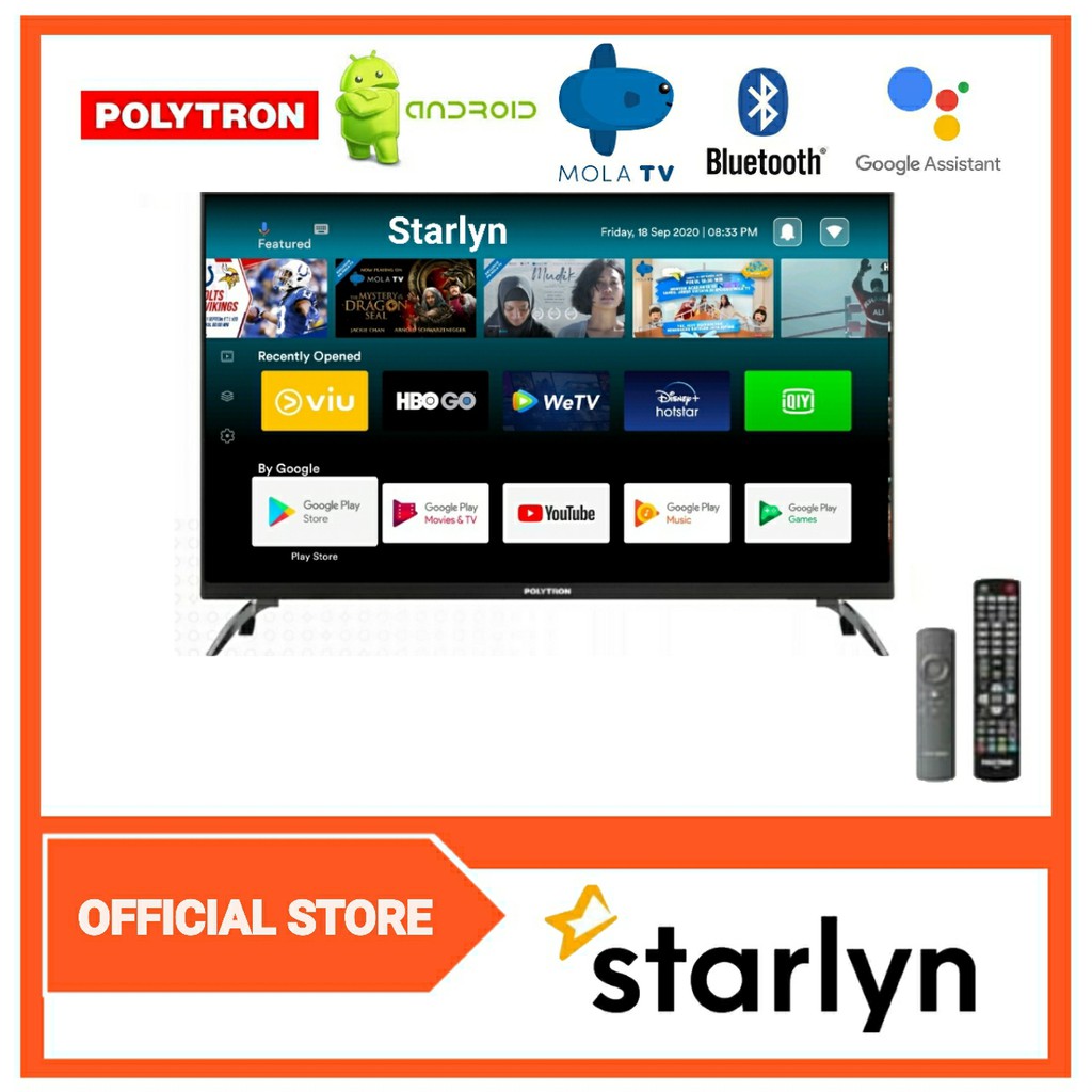 LED SMART TV POLYTRON PLD 32AD1508 FULL HD TV [32 inch / MOLA TV / USB