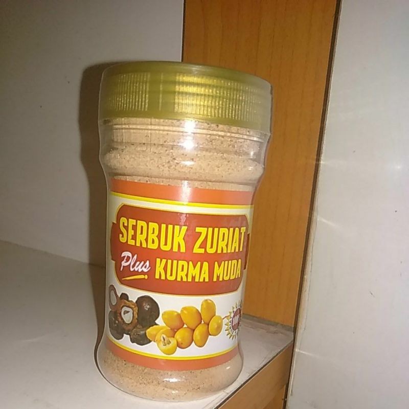 

Serbuk Zuriyat plus kurma muda
