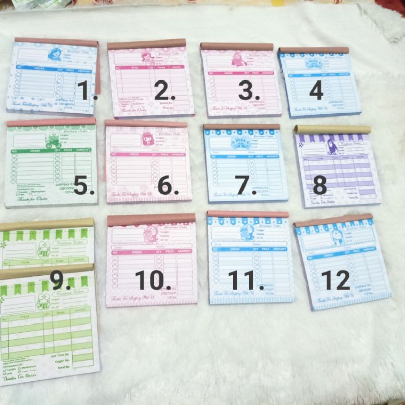 

Nota olshop 2ply