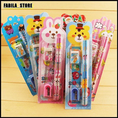 

Set Alat Tulis Sekolah / Alat Tulis Set Motif Lucu Karakter