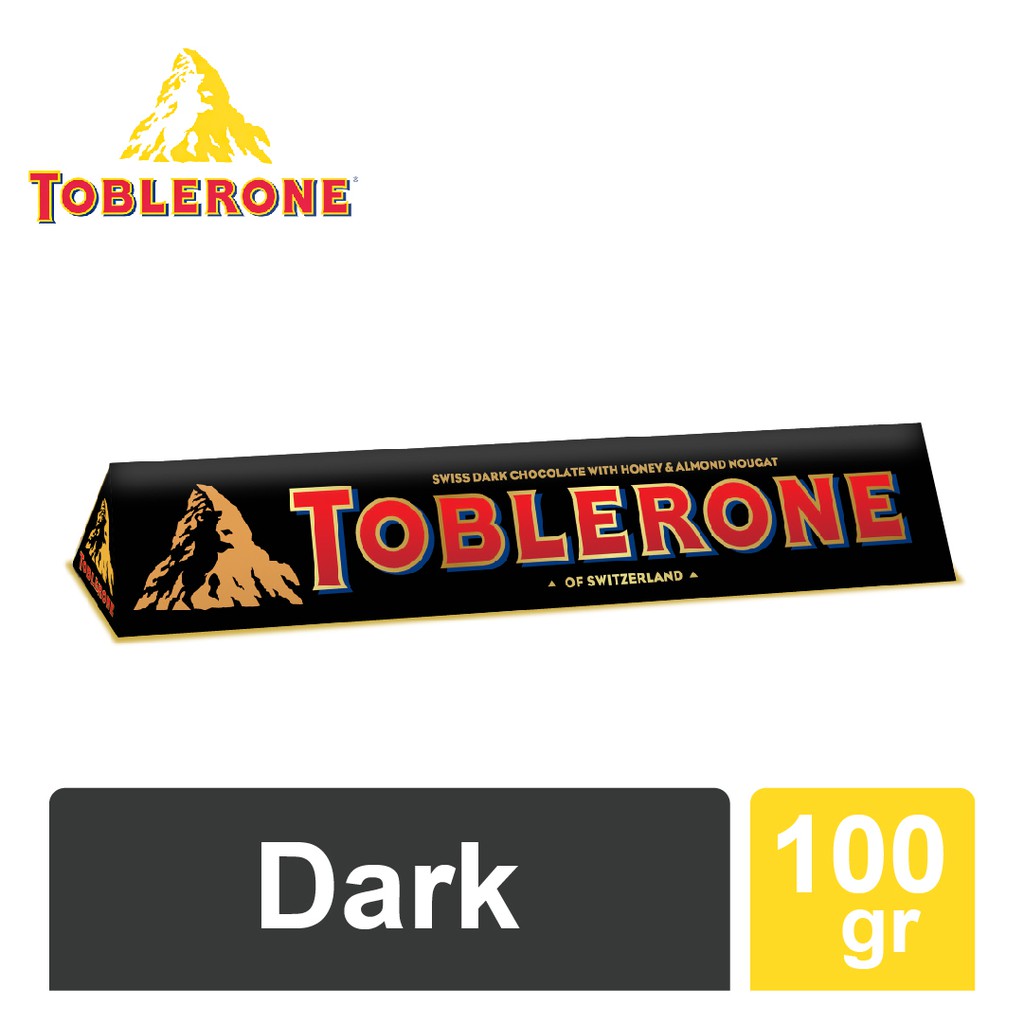 Toblerone Dark Chocolate 100gr Shopee Indonesia