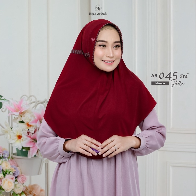 ARRAFI AR045 || AR045 STD || ARRAFI AR045std garis || JILBAB TALI || NOVA ARRAFI