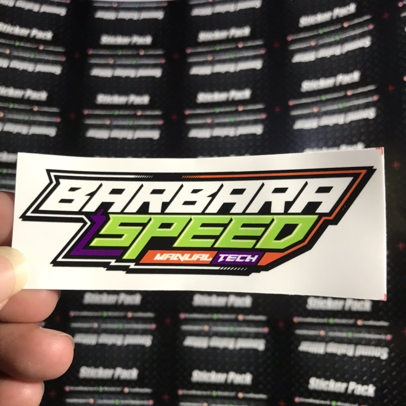 Stiker Motor Racing Bengkel Balap - MJKM Barbara Aben