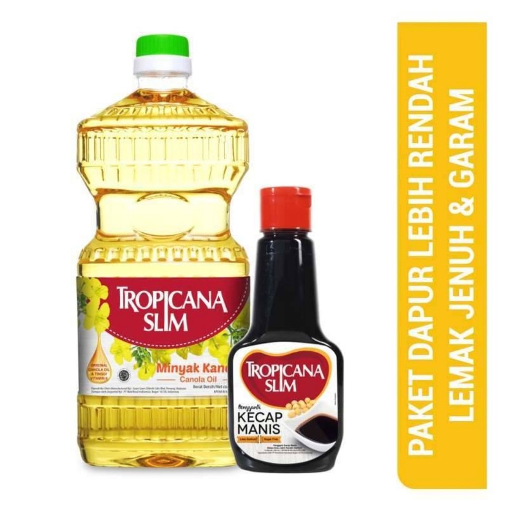 

Kanola oil dan kecap manis tropicana slim