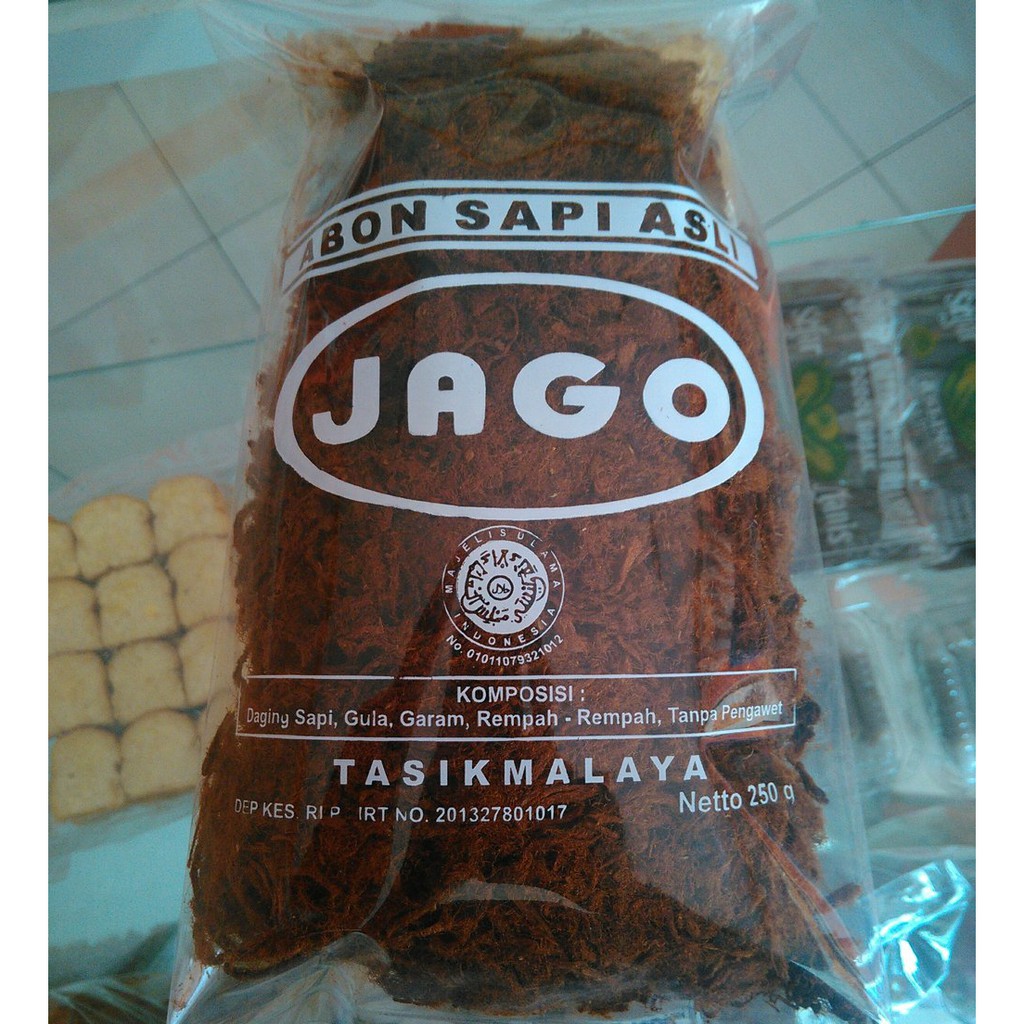 

ABON SAPI ASLI CAP JAGO KHAS TASIKMALAYA Berkualitas
