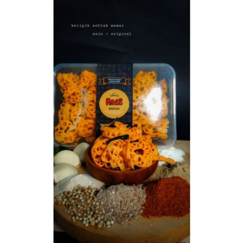 

keripik seblak mawar