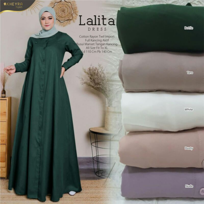 Lalita Dress By Kheyra || Gamis