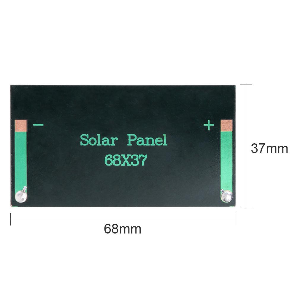 MOJITO kyofumo 0.3W 5V 60mA Solar Panel Polycrystalline Solar Cell Panel for 3.6V Battery