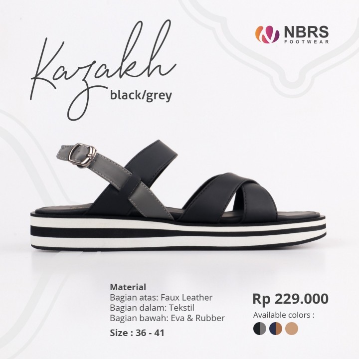 Sandal Flat Wanita Kazakh by Nbrs Footwear