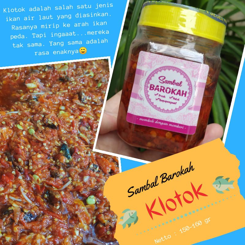 

Sambal Barokah Ikan Klotok