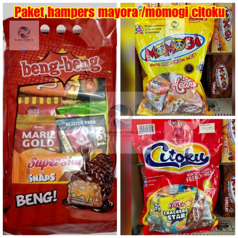 Paket hampers ulang tahun momogi citoku bags / paket hampers mayora grup