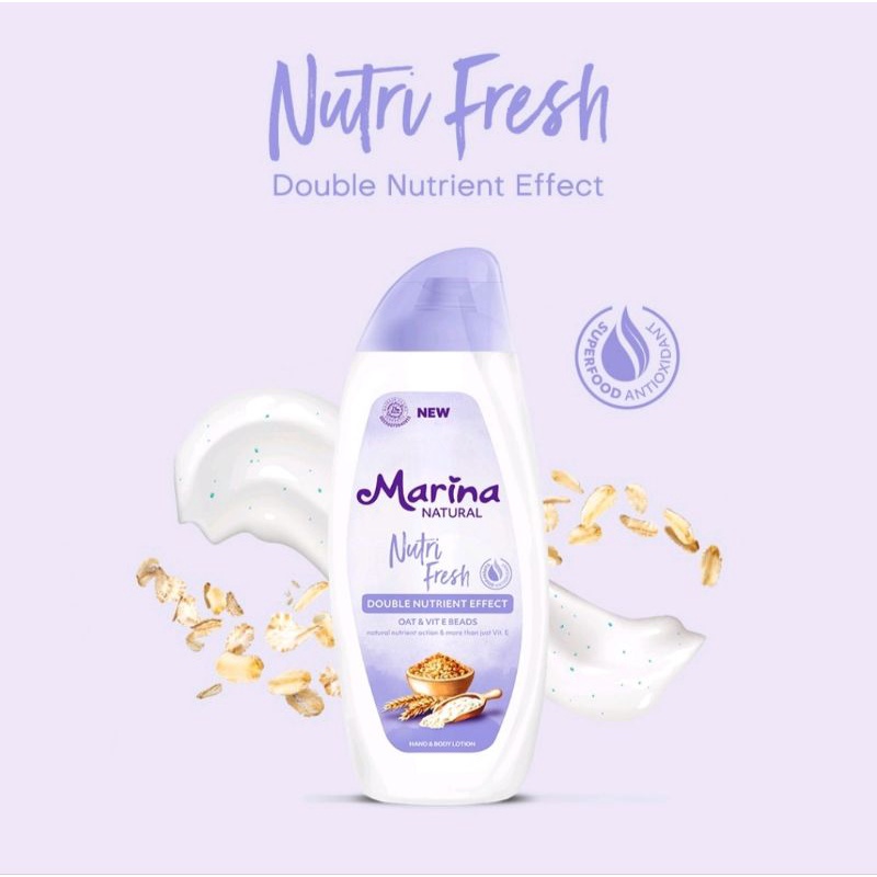 MARINA HAND BODY LOTION NATURAL 100ML, 200ML, 350ML &amp; 500ML