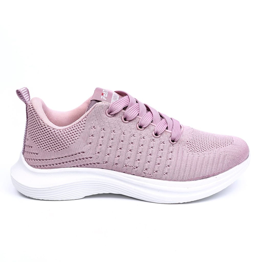 Sneakers Wanita Sepatu Sports Shoes Olahraga Cewek Shoes - C1113-Pink