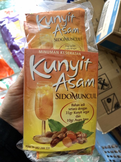 Kunyit Asam Sidomuncul renteng isi 10