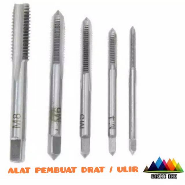 Alat pembuat drat ulir M3 M4 M5 M6 M8 5pcs Shopee Indonesia Alat pembuat drat ulir M3 M4 M5 M6 M8 5pcs Shopee Indonesia