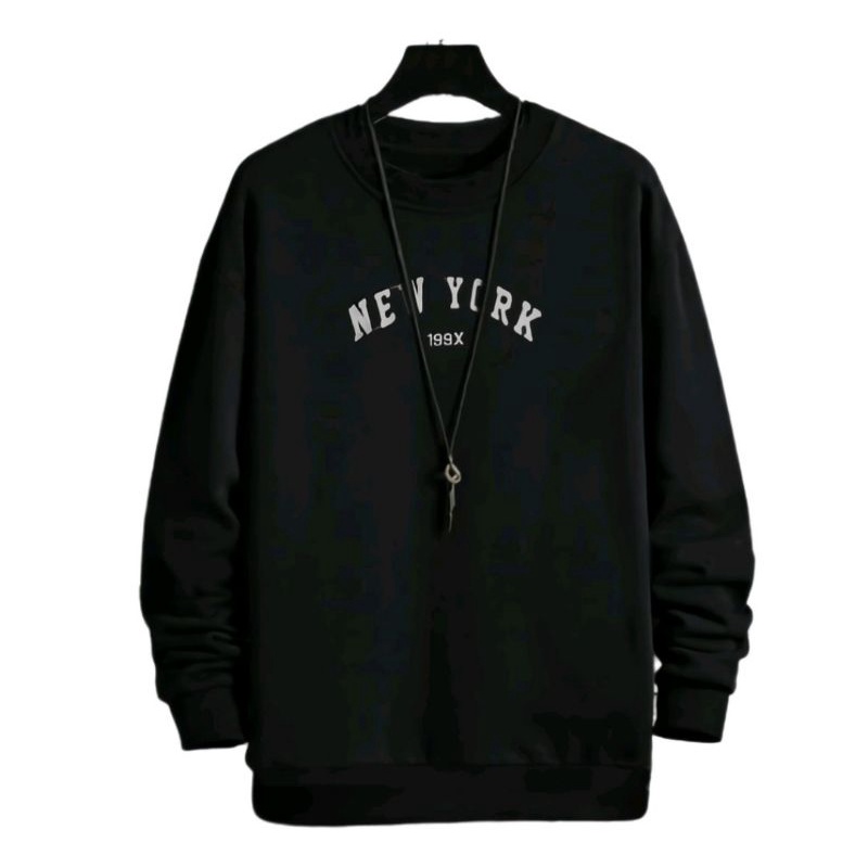 SWEATER CREWNECK//NEW YORK//199X//TEBAL OVERSIZE