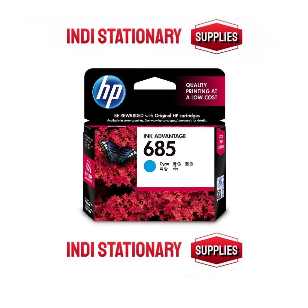 

Tinta HP 685 Cyan Original Ink Advantage Cartridge