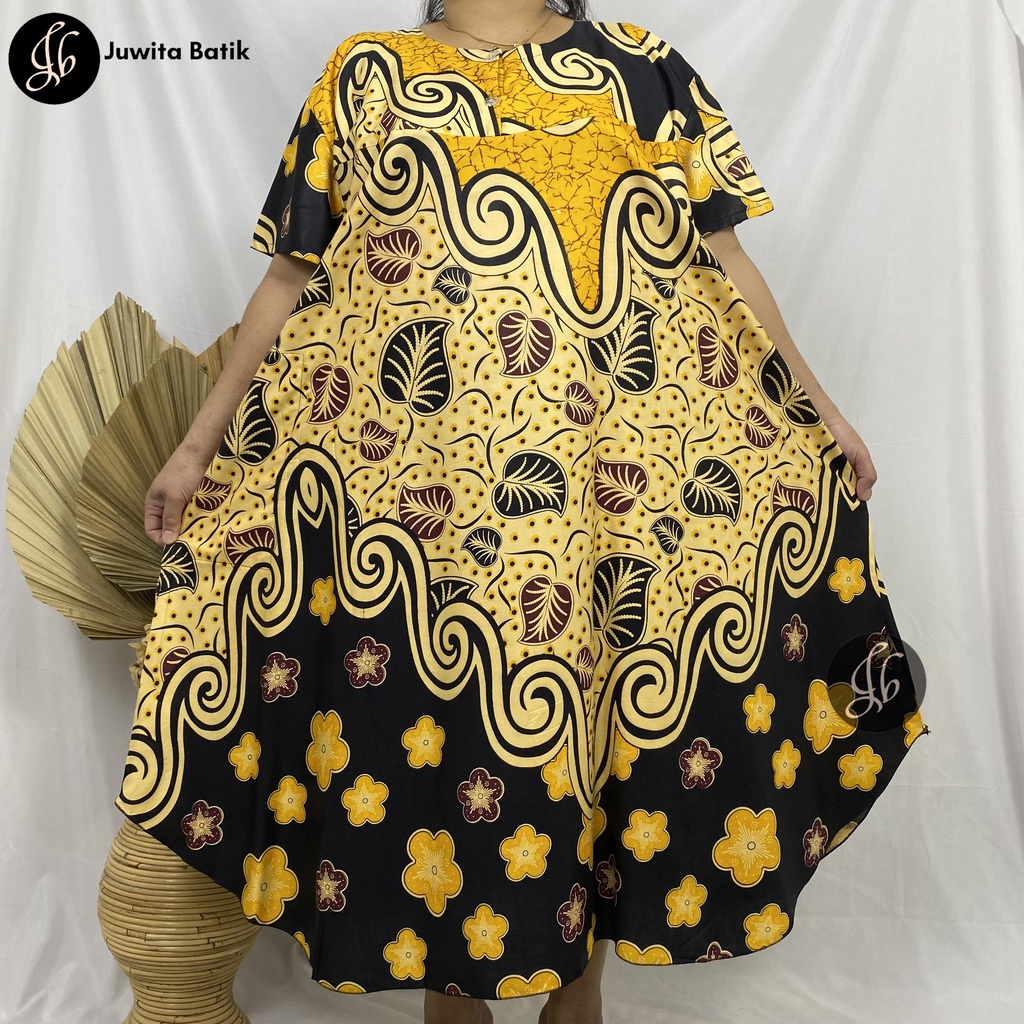 Juwita Batik - Daster Jumbo XXXL LD 130 - Daster Super Jumbo - Daster Payung Jumbo Murah Busui Kekinian Best Seller