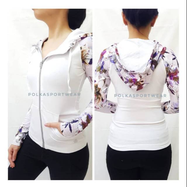 JACKET WHITE ORCHID HOODIE