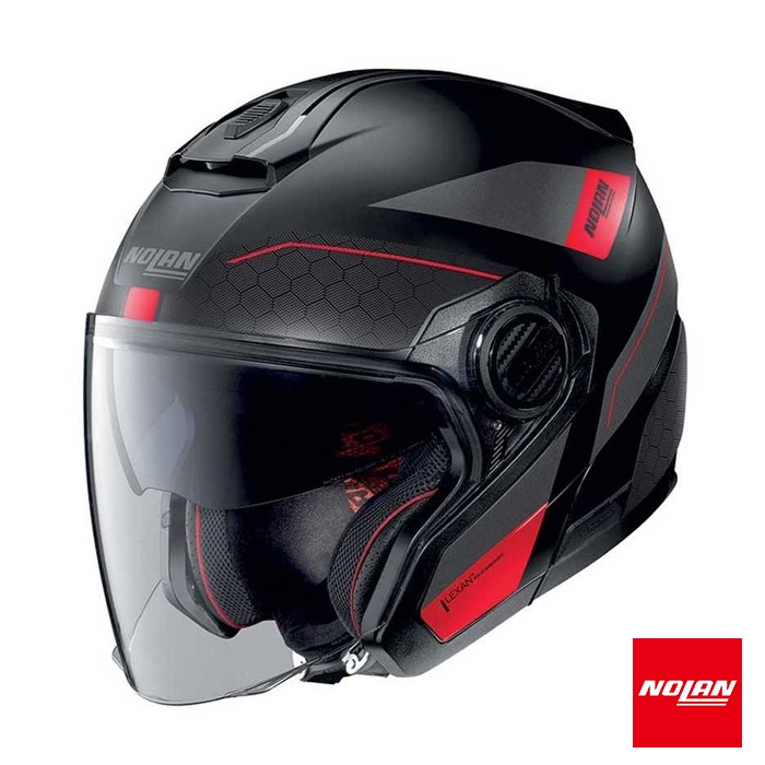 Nolan N40.5 Pivot 25 Flat Black Half Face Helmet