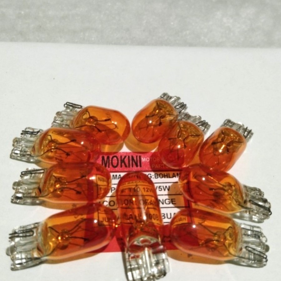 BOHLAM BOLA LAMPU MOTOR 12V T13 T10 T6,5 SENJA SEN SEIN SPIDOMETER SPEEDOMETER