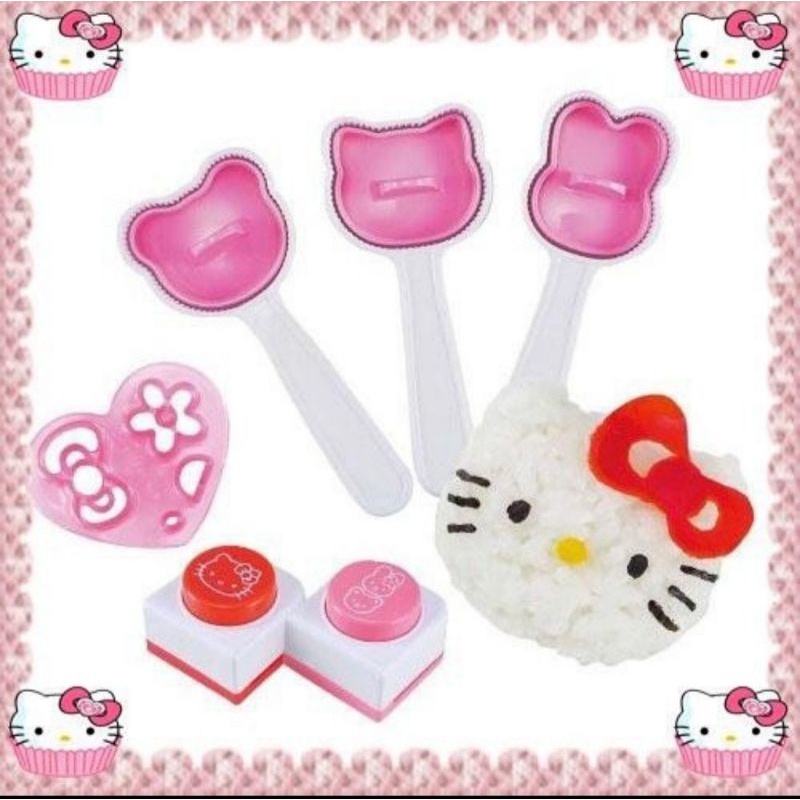 Nori Puncher Set Cetakan Bento Hellokitty