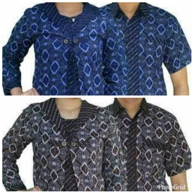 Kemeja baju batik pria dan wanita seragam kantor WAjik