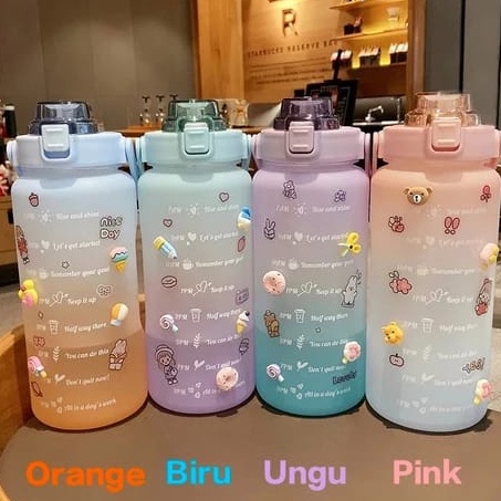 BOTOL MINUM VIRAL NAGITA BOTOL QUITFIT  2 LITER THUMBLER 2 LITER BOTOL GEMOY BOTOL 1,1 LITER DAN BOT