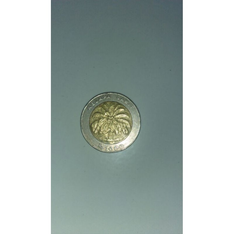 Uang Koin 1000 Kelapa Sawit Tahun 1996