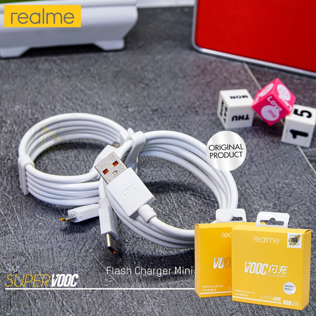 Kabel Data Original REALME Vooc Flash 4.0