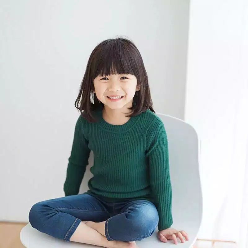 BAJU RAJUT O NECK ANAK / SWEATER O NECK RAJUT ANAK