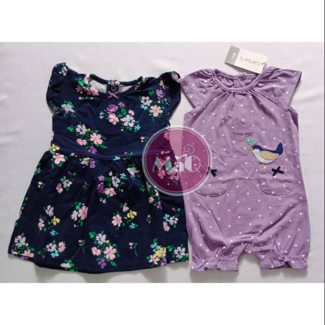 Carter's : Dress & Romper Set