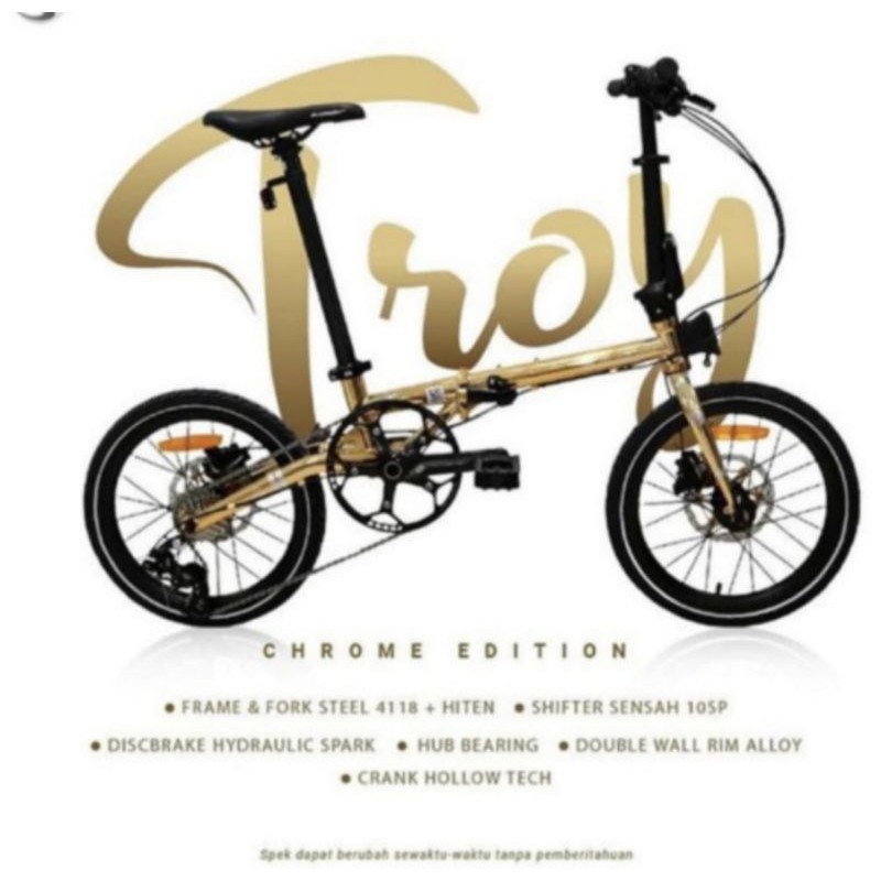 Sepeda lipat 16" Element Troy 2020