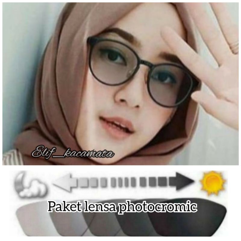 paket lensa photocromic frame kacamata 8806 frame kacamata minus frame kacamata antiradiasi