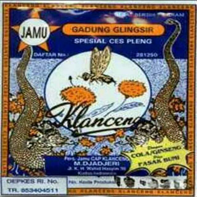 

Jamu becak jamu klanceng