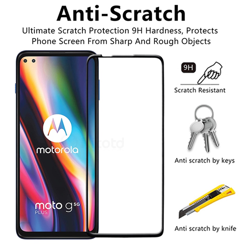 Pelindung Layar Tempered Glass Untuk Motorola Moto G9 G10 G20 G30 G50 G100 Play Plus Moto G 5G Fast Power Stylus Play Plus 2020 2021