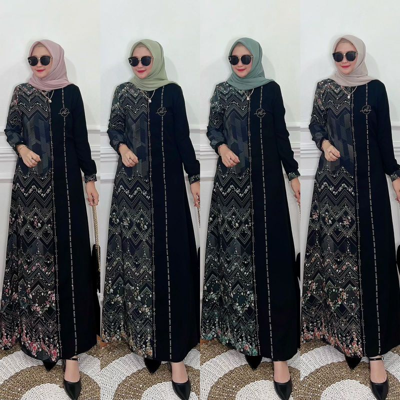 Kelly Dress New Lusy Terbaru Gamis Wanita Elegan Terbaru 2022
