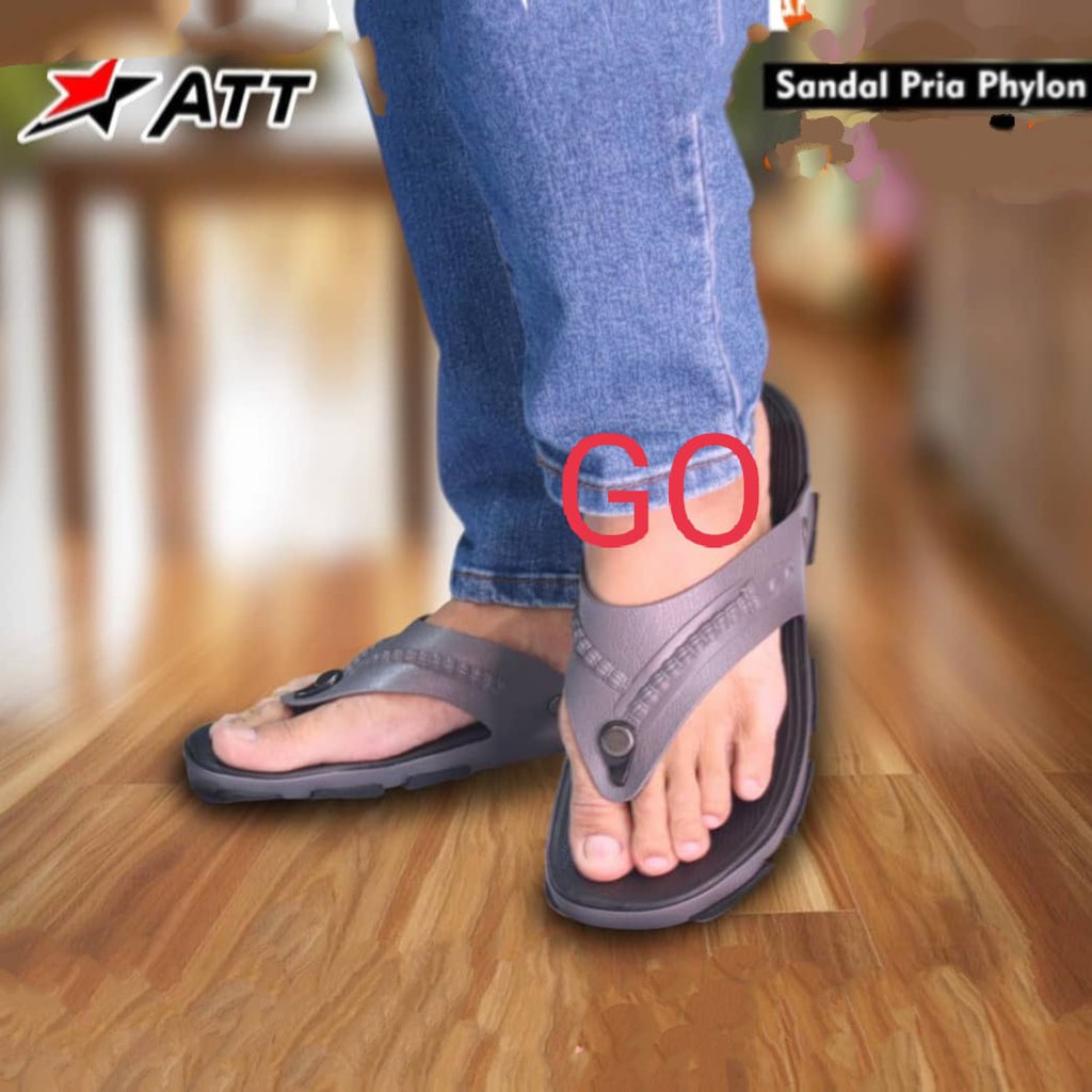 gof ATT SEM-111 SANDAL Japit Laki Laki Sendal Santai Bahan Karet Ringan dan Nyaman Terbaru