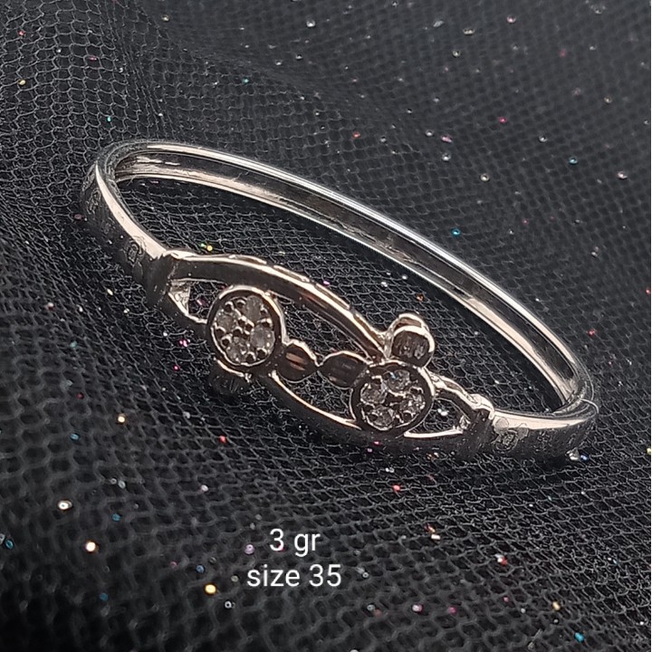 Gelang Emas 17K - Anak 3 gr Kadar 750 - 1193