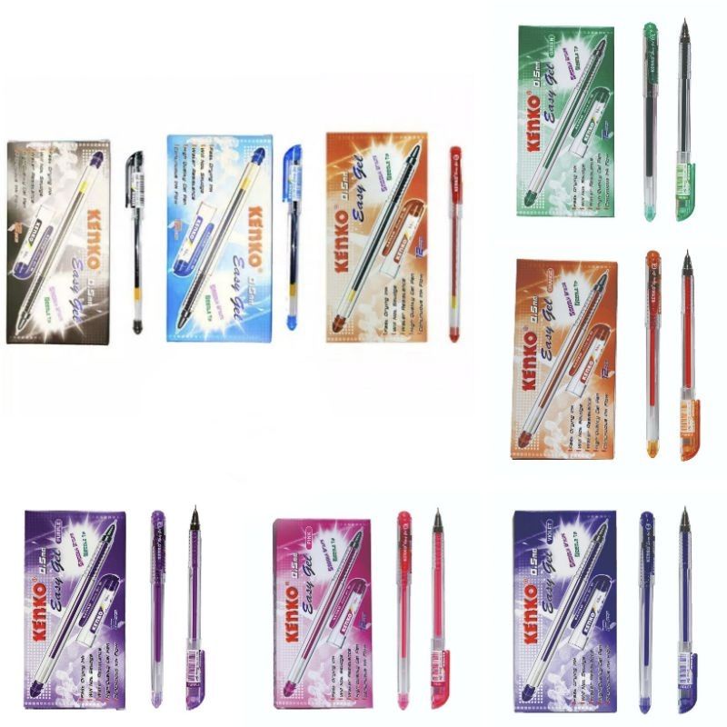 

Pulpen kenko easy gell pontianak isi 12pcs