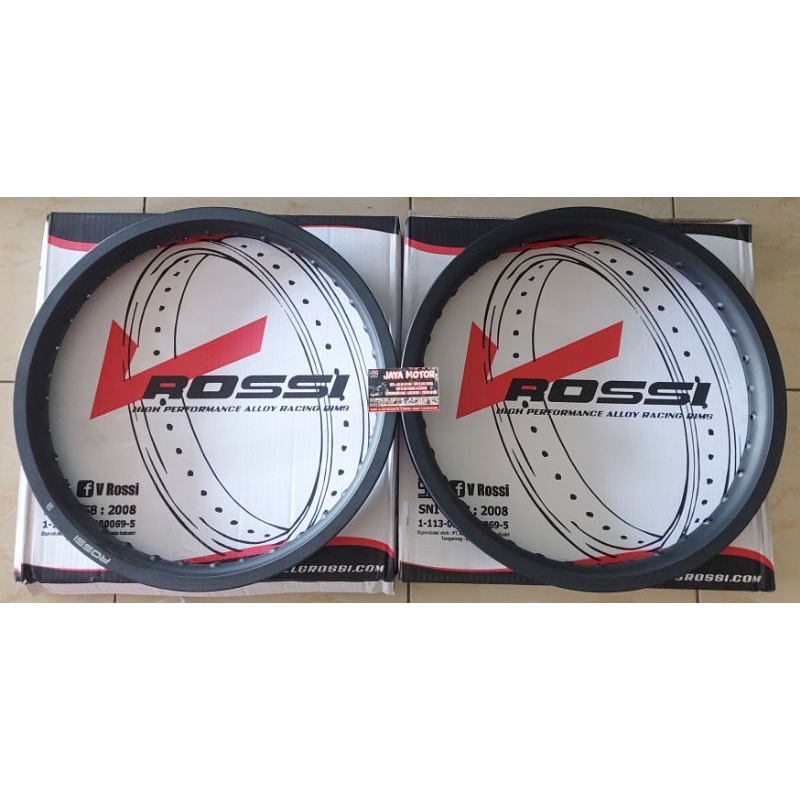 VELG PELEK PELK CINCIN V ROSSI RING 18 UK 185 & 215 RX KING SET DEPAN BELAKANG