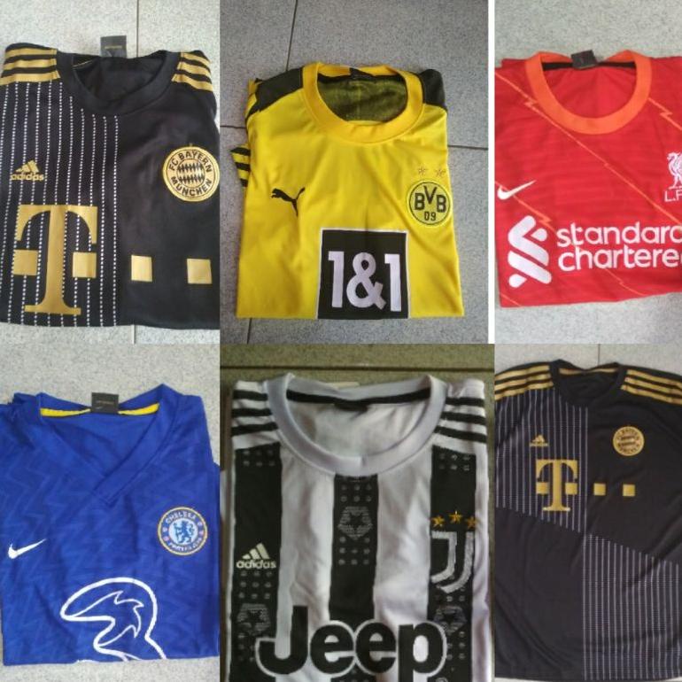 Jersey Bola Lokal Klub Liga Inggris Liga Italia Liga Spanyol Liga Jerman