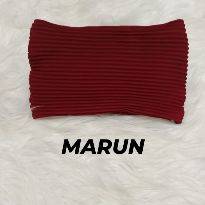 PASHMINA PLISKET BABYDOLL CERUTY FULL / PLEATS • PLEATED SHAWL BY ORBELLE-MARON